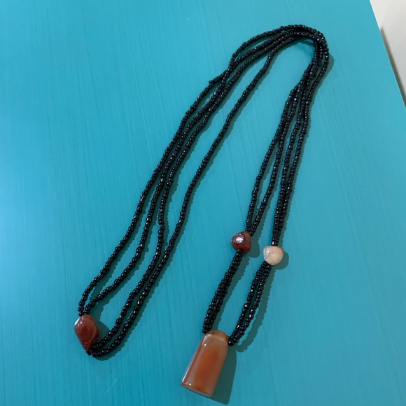 Real Gemstone 💎 salmón Jade & oxidena - Picture 2 of 8